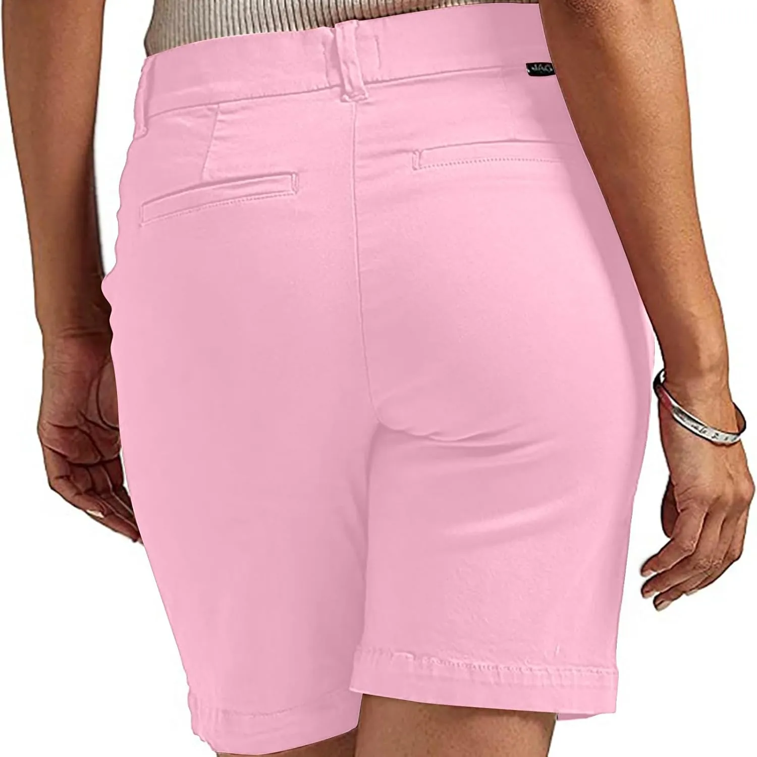 Athletic Shorts for Women High Waisted Chino Pants Straight Leg Short Pants Hiking Summer Shorts with Pockets 2025