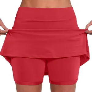 Athletic Skorts for Women Summer Skorts Casual Tennis Skirt Golf Skirts Plus Size Skort Running Shorts with Pocket