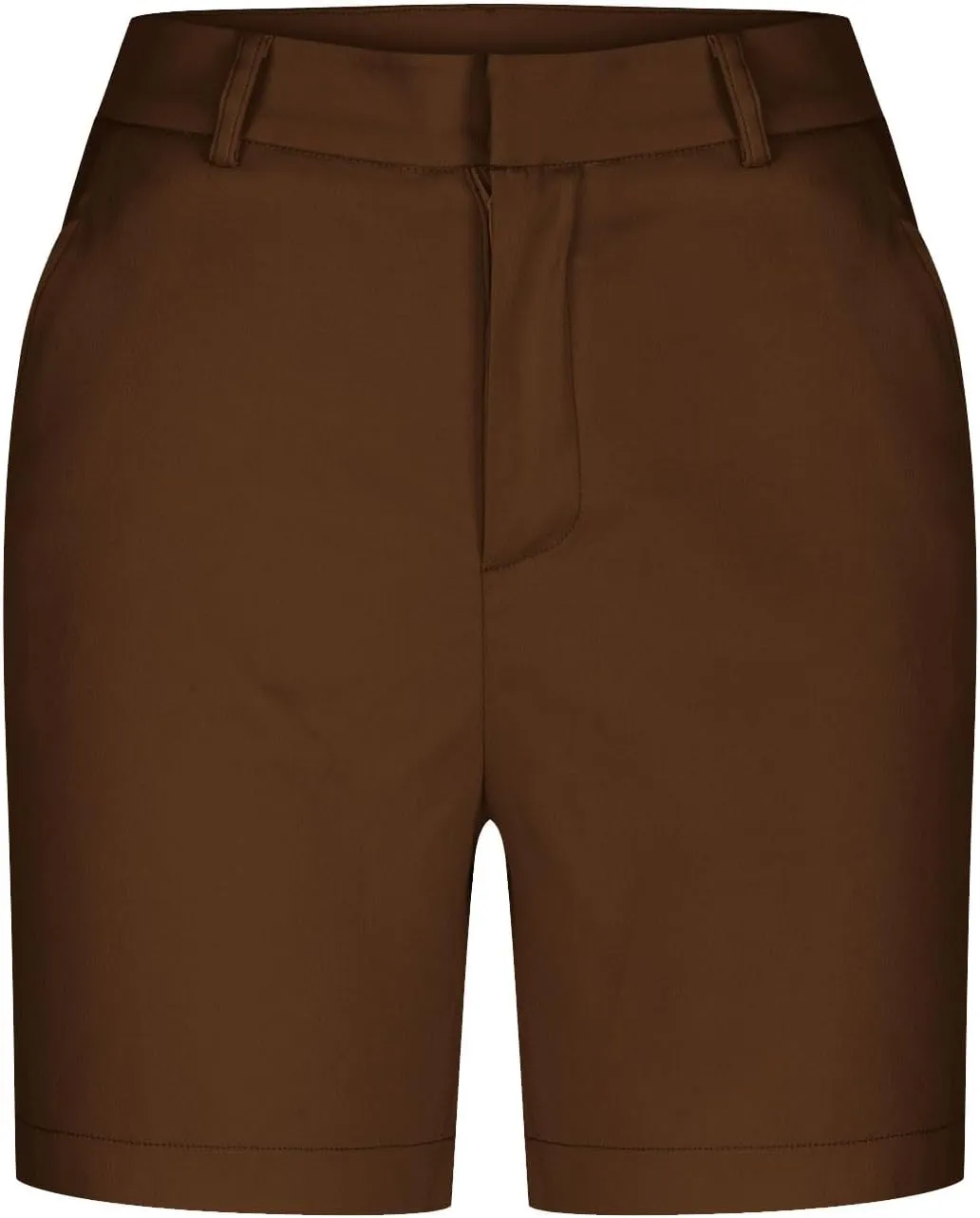 Bermuda Shorts for Women Stretchy Dressy Casual High Waisted Lounge Short Pants Straight Leg Hiking Vacation Outfits