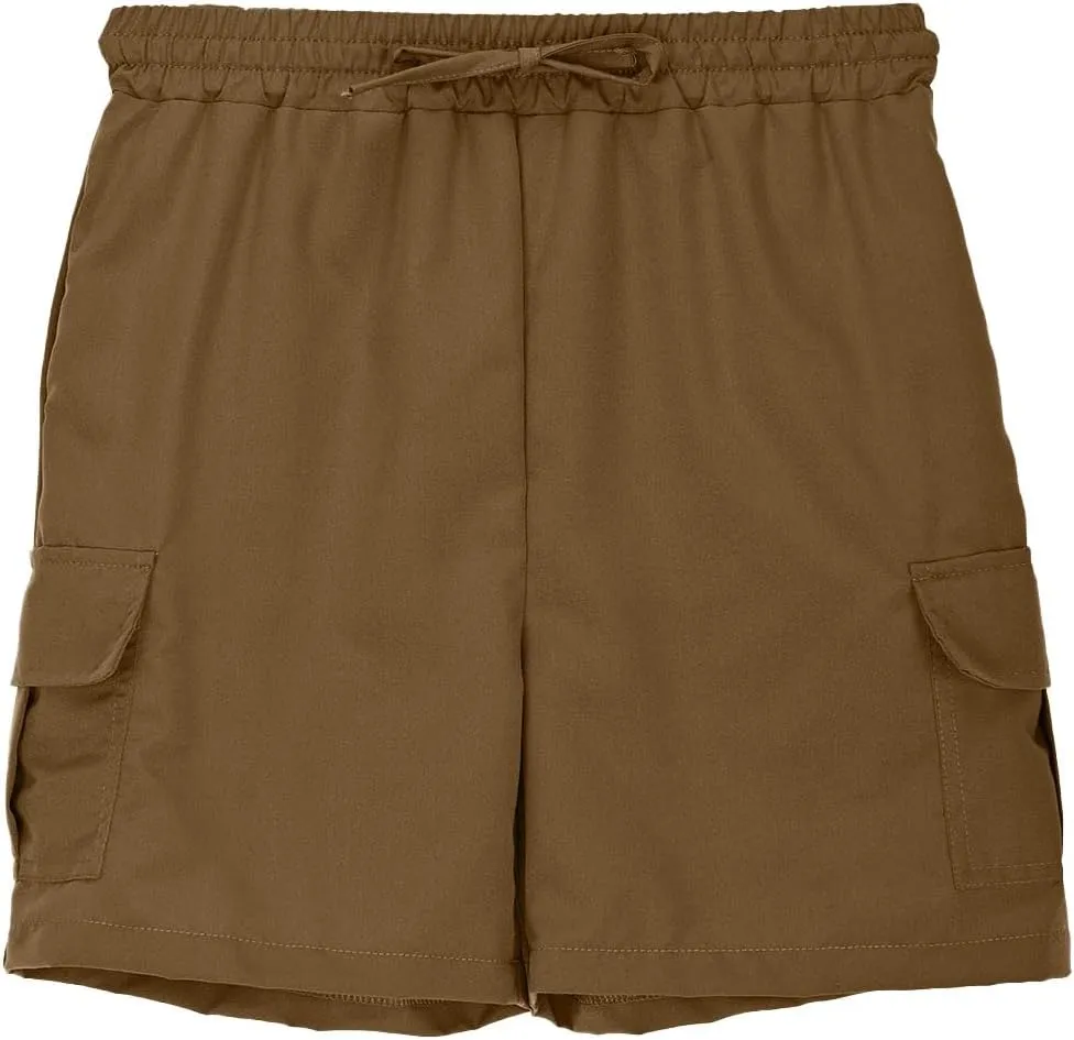 Boy's Baggy Cargo Shorts School Uniform Athletic Shorts Below Knee Quick Dry Hiking Cargo Pants for Teens Wide Leg Pants