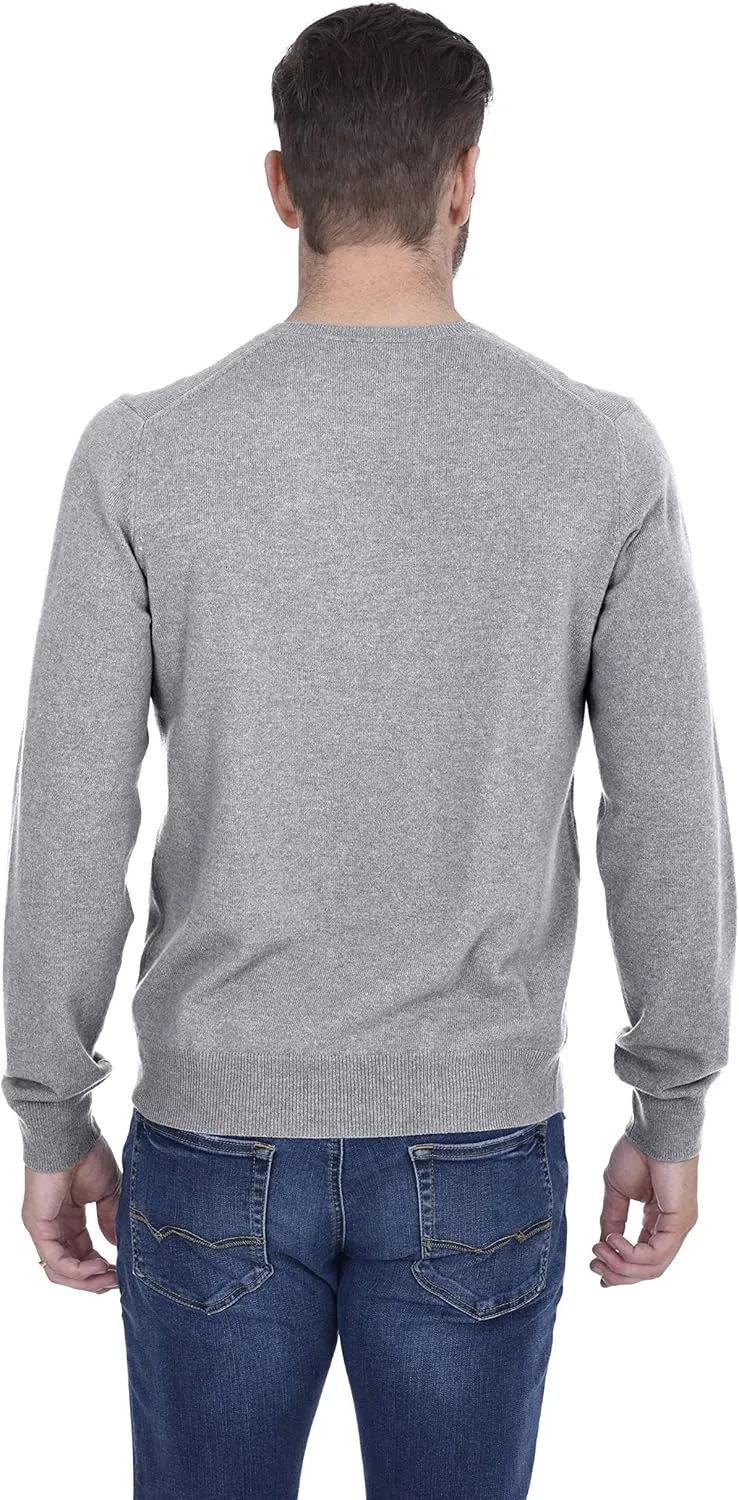 Cashmeren Men’s Basic V-Neck Sweater 100% Pure Cashmere Long Sleeve Classic Pullover