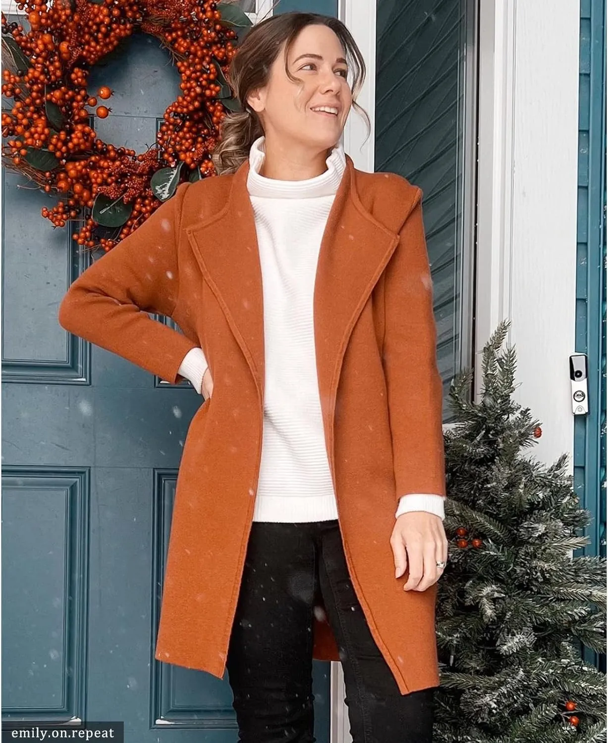 CHICWISH Women's Classy Open Front Knit Coat Cardigan Coatigan Light Jacket