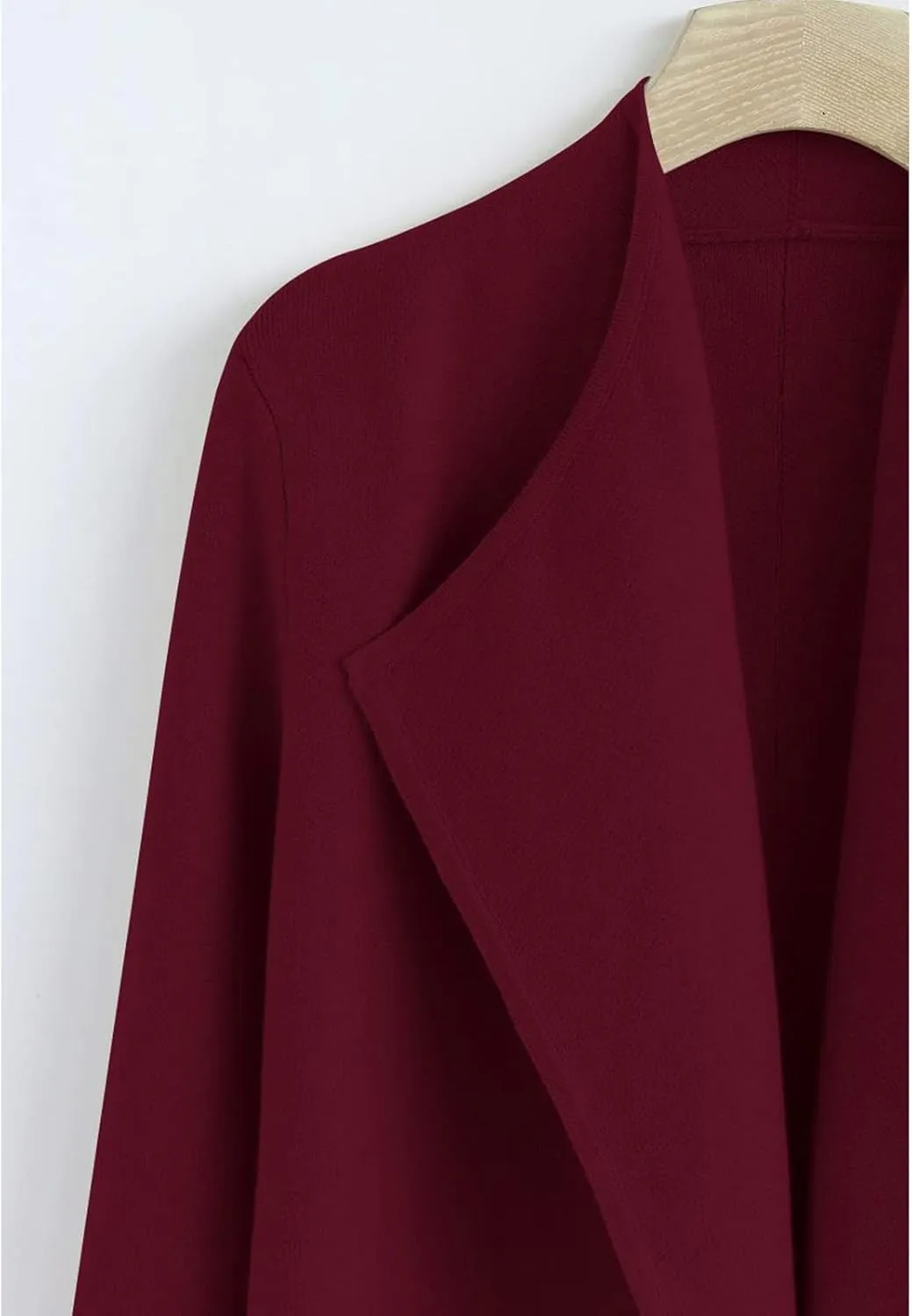 CHICWISH Women's Classy Open Front Knit Coat Cardigan Coatigan Light Jacket