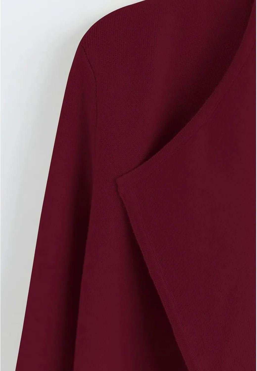 CHICWISH Women's Classy Open Front Knit Coat Cardigan Coatigan Light Jacket