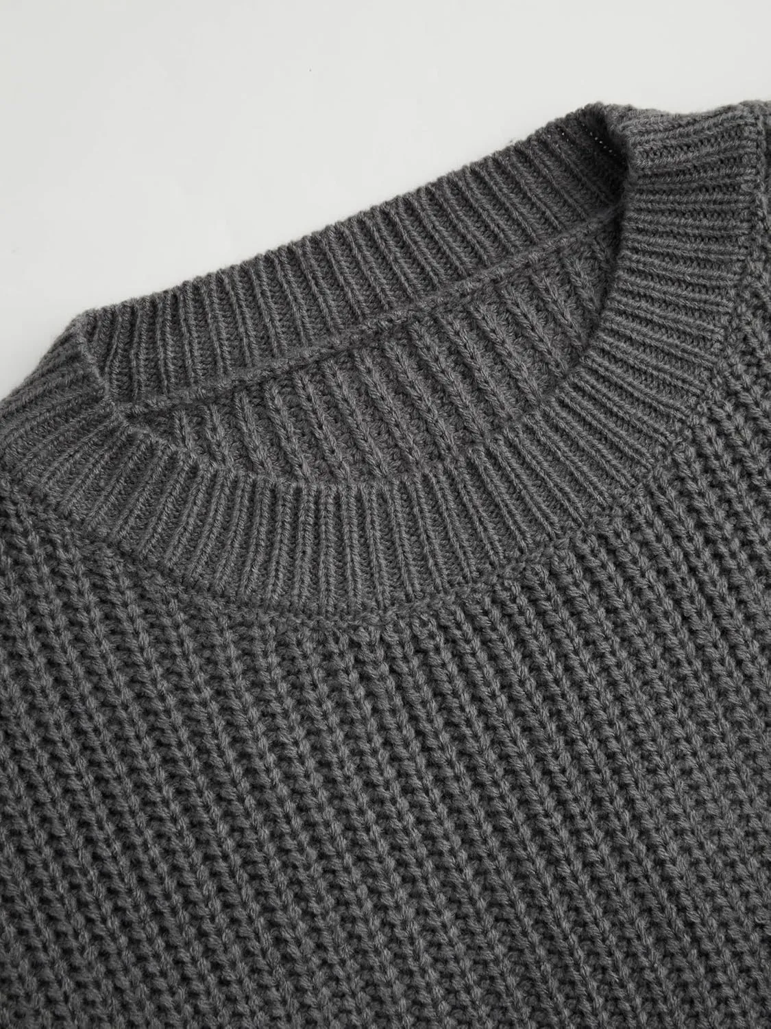 CIDER Women’s Cropped Striped Sweater Long Sleeve Crew Neck Trendy Pullover Tops