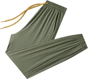 Cool Silk Sweatpants Super Stretch Pants Men's and Women's Casual High Waist Dress Pants for Women Business