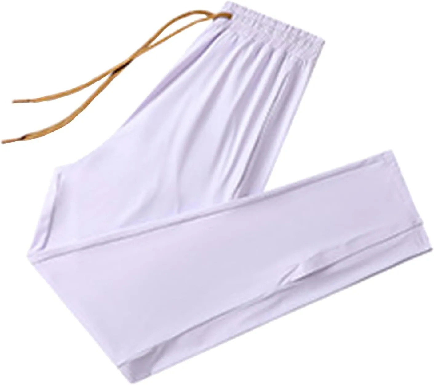 Cool Silk Sweatpants Super Stretch Pants Men's and Women's Casual High Waist Dress Pants for Women Business