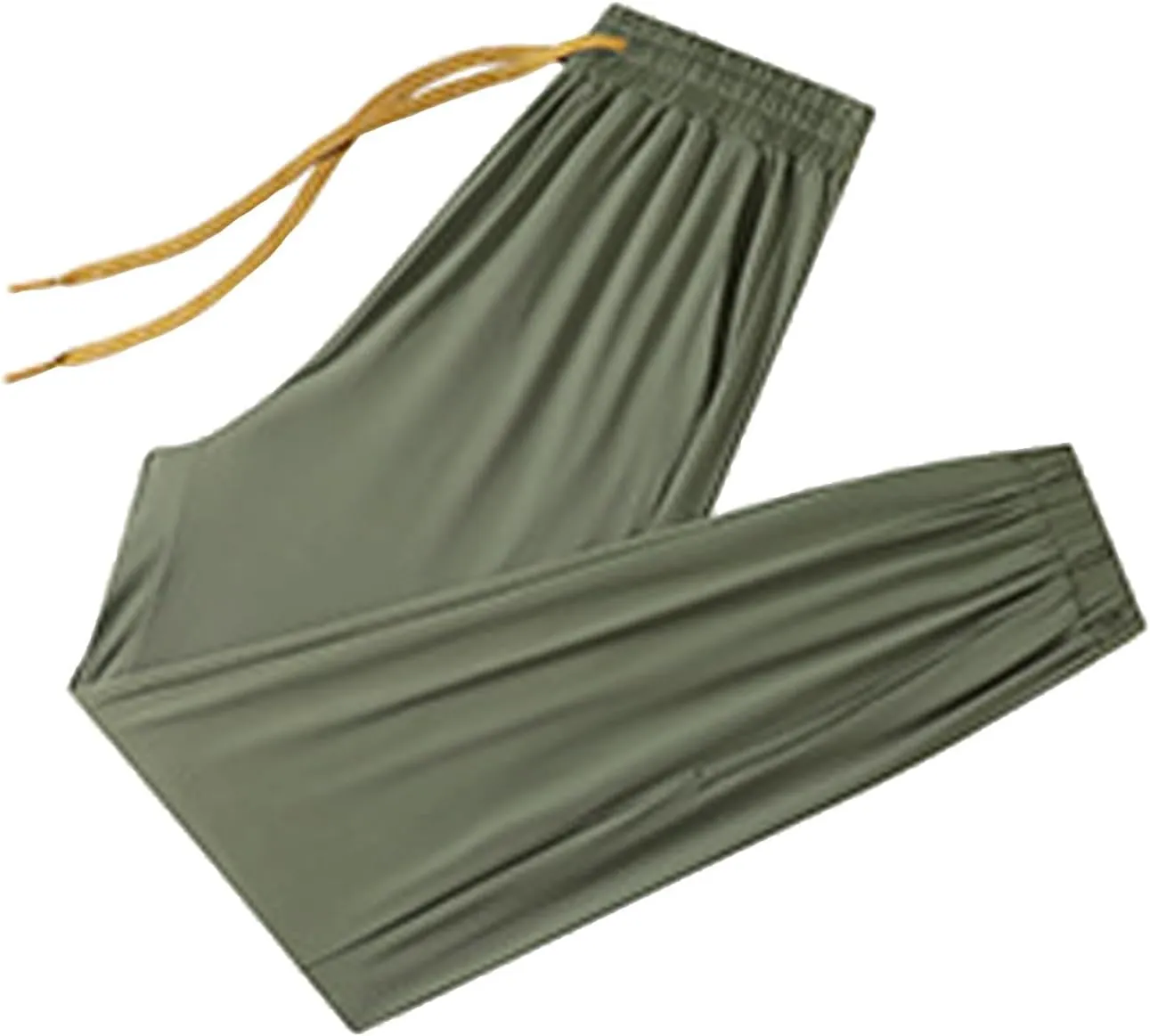 Cool Silk Sweatpants Super Stretch Pants Men's and Women's Casual High Waist Dress Pants for Women Business