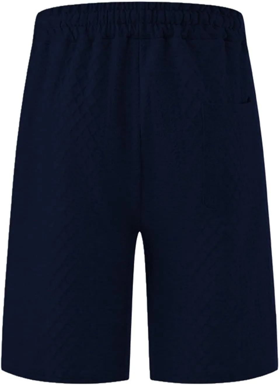 CRNTCEM Mens Drawstring Casual Beach Shorts Loose Summer Vacation Travel Shorts with Pockets Lightweight 7inch Inseam Short