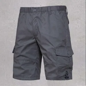 CRNTCEM Mens Outdoor Fishing Hiking Shorts Lightweight Outdoor Golf Work Shorts Expandable Waist Tactical Cargo Short Pants