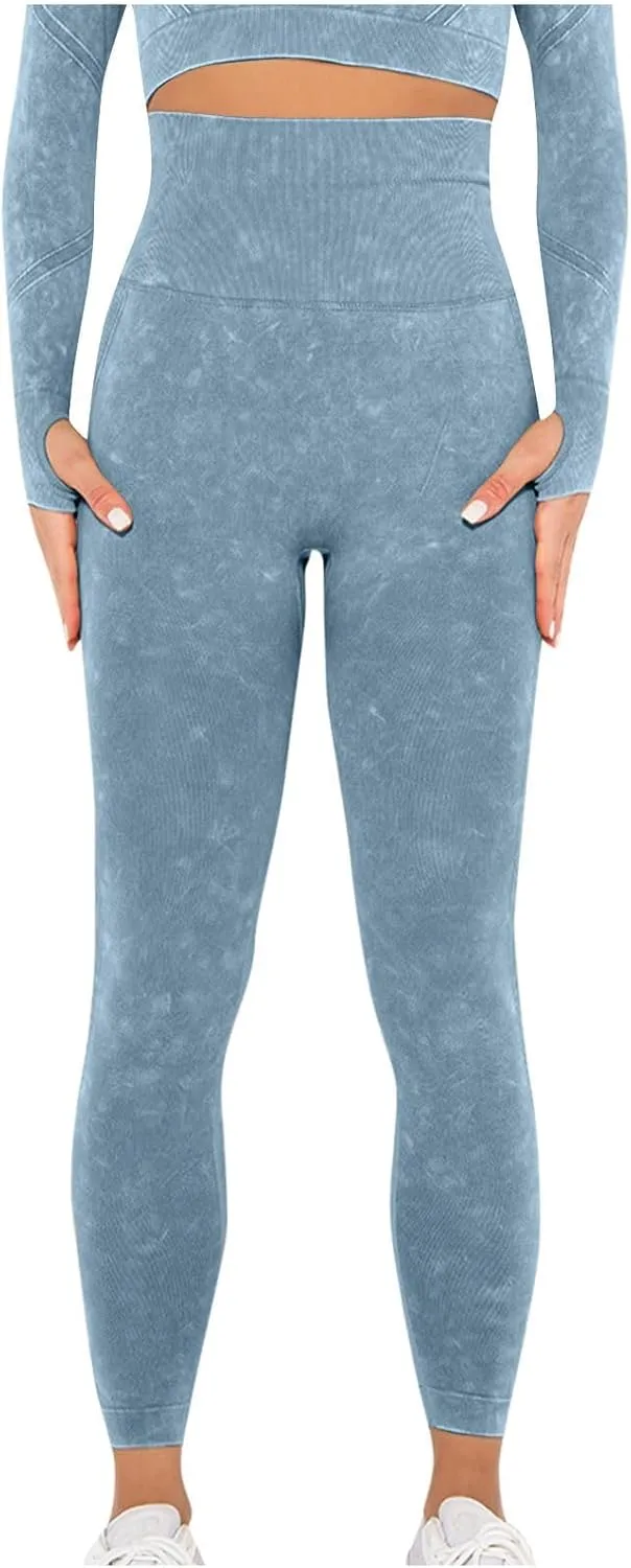 Dademeo Fashion Women Stretch Yoga Legging Comfortable Casual Patchwork HIgh Waist Slim Fit Tights Comfy Workout Leggings