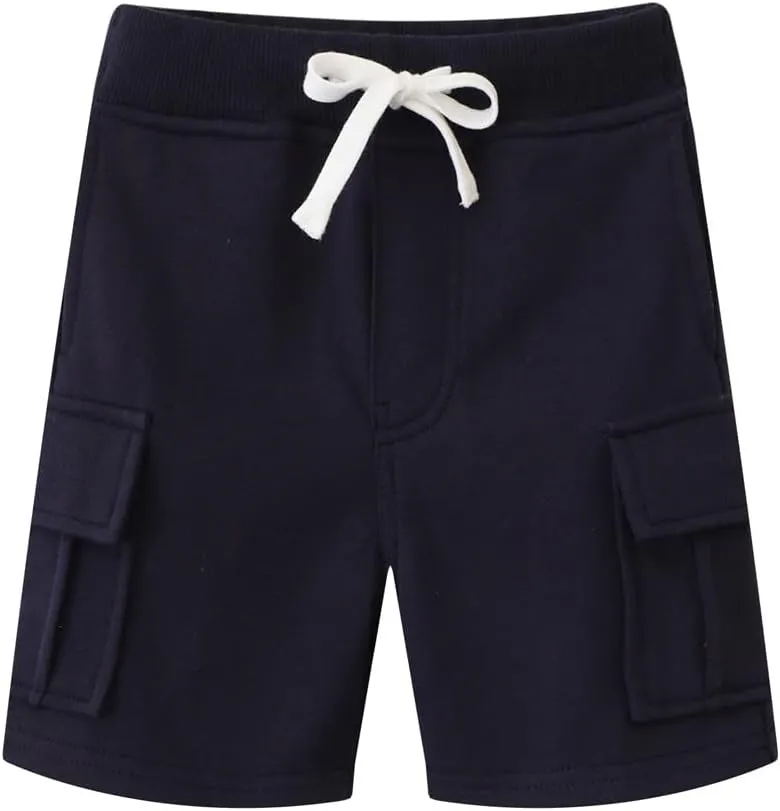 DINGDONG'S CLOSET Tollder Kid Boys' Drawstring Cargo Shorts