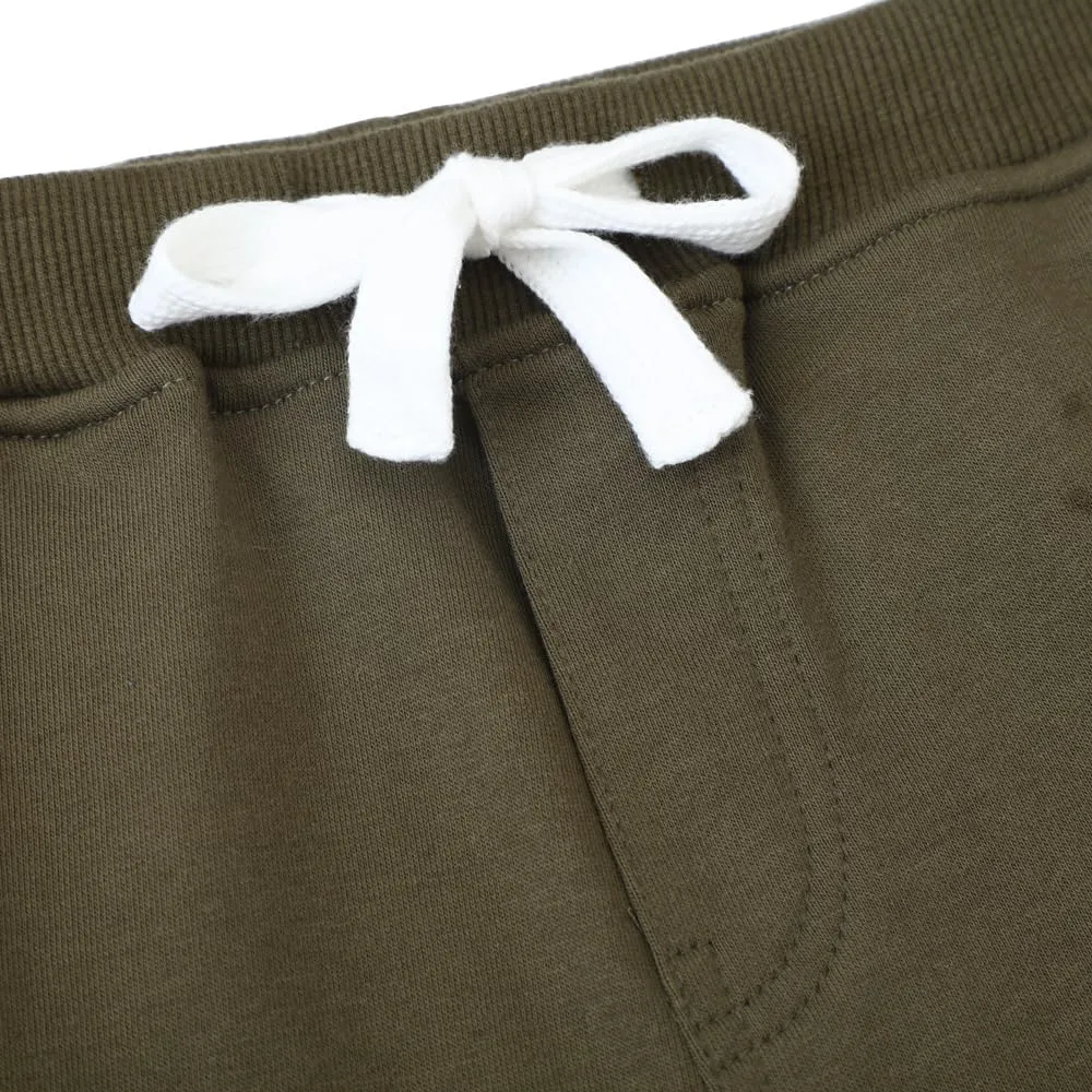 DINGDONG'S CLOSET Tollder Kid Boys' Drawstring Cargo Shorts