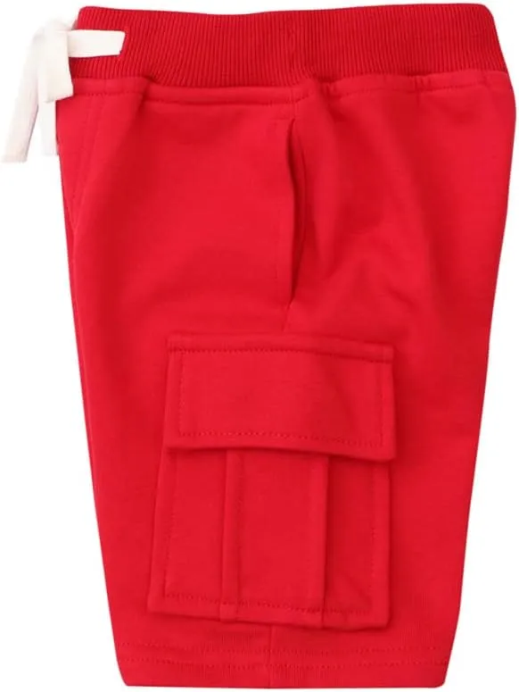 DINGDONG'S CLOSET Tollder Kid Boys' Drawstring Cargo Shorts