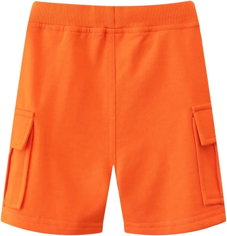 DINGDONG'S CLOSET Tollder Kid Boys' Drawstring Cargo Shorts