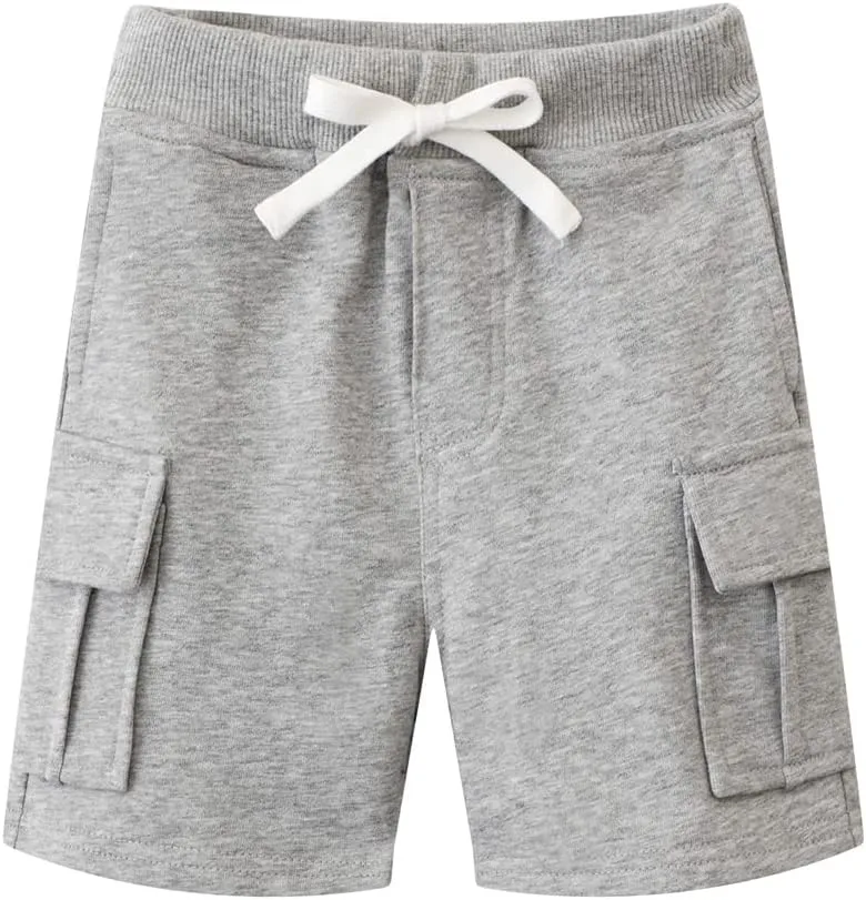 DINGDONG'S CLOSET Tollder Kid Boys' Drawstring Cargo Shorts