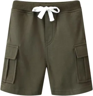 DINGDONG'S CLOSET Tollder Kid Boys' Drawstring Cargo Shorts