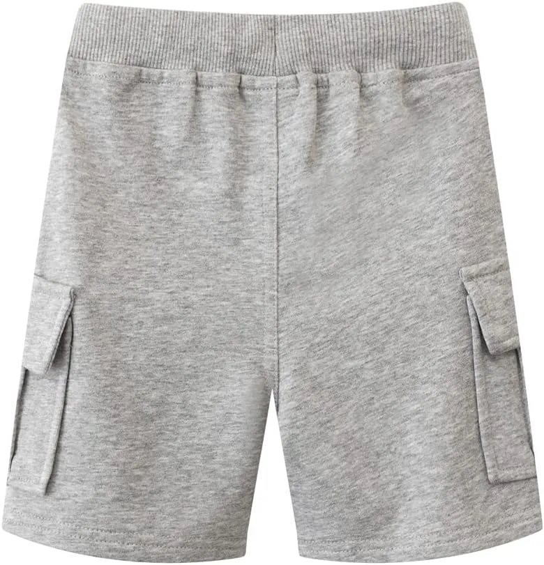 DINGDONG'S CLOSET Tollder Kid Boys' Drawstring Cargo Shorts