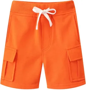 DINGDONG'S CLOSET Tollder Kid Boys' Drawstring Cargo Shorts