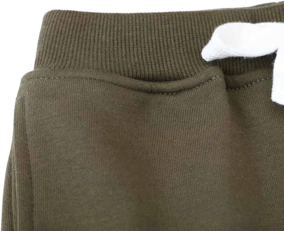 DINGDONG'S CLOSET Tollder Kid Boys' Drawstring Cargo Shorts