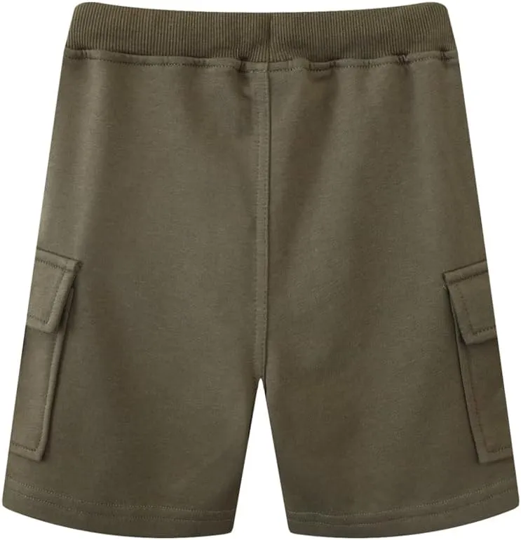 DINGDONG'S CLOSET Tollder Kid Boys' Drawstring Cargo Shorts