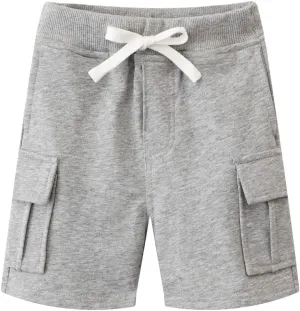 DINGDONG'S CLOSET Tollder Kid Boys' Drawstring Cargo Shorts