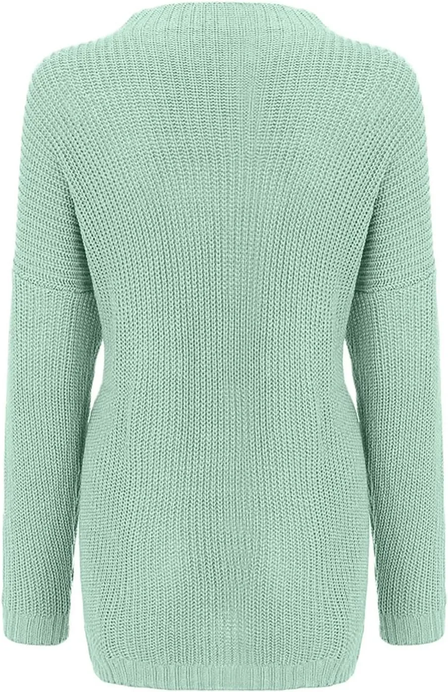 Fall Sweaters for Women Cable Knit Solid Color Crew Neck Long Sleeve Casual Soft Loose Fit Sweaters Tops