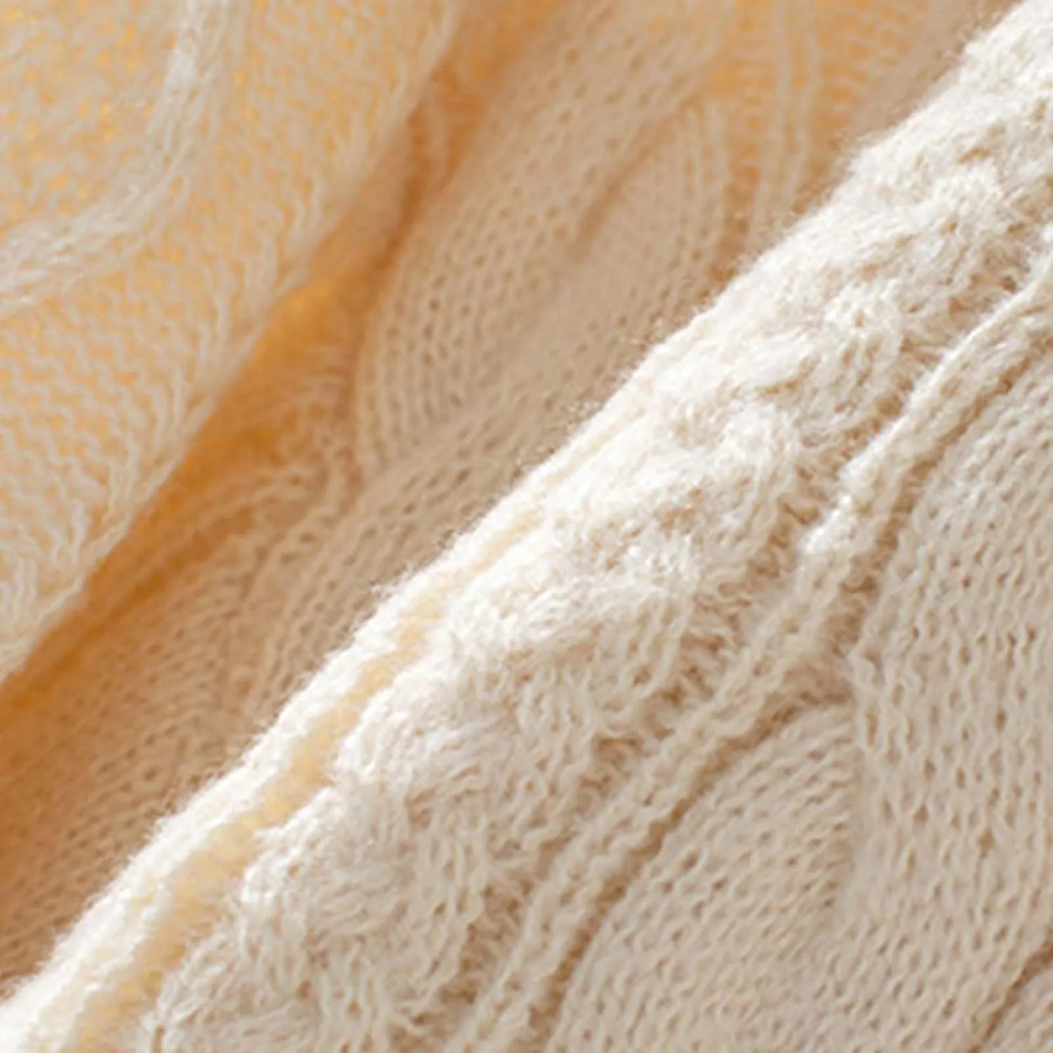 Fall Sweaters for Women Cable Knit Sweater Women Vintage Chunky Woven Crewneck Knitted Pullover