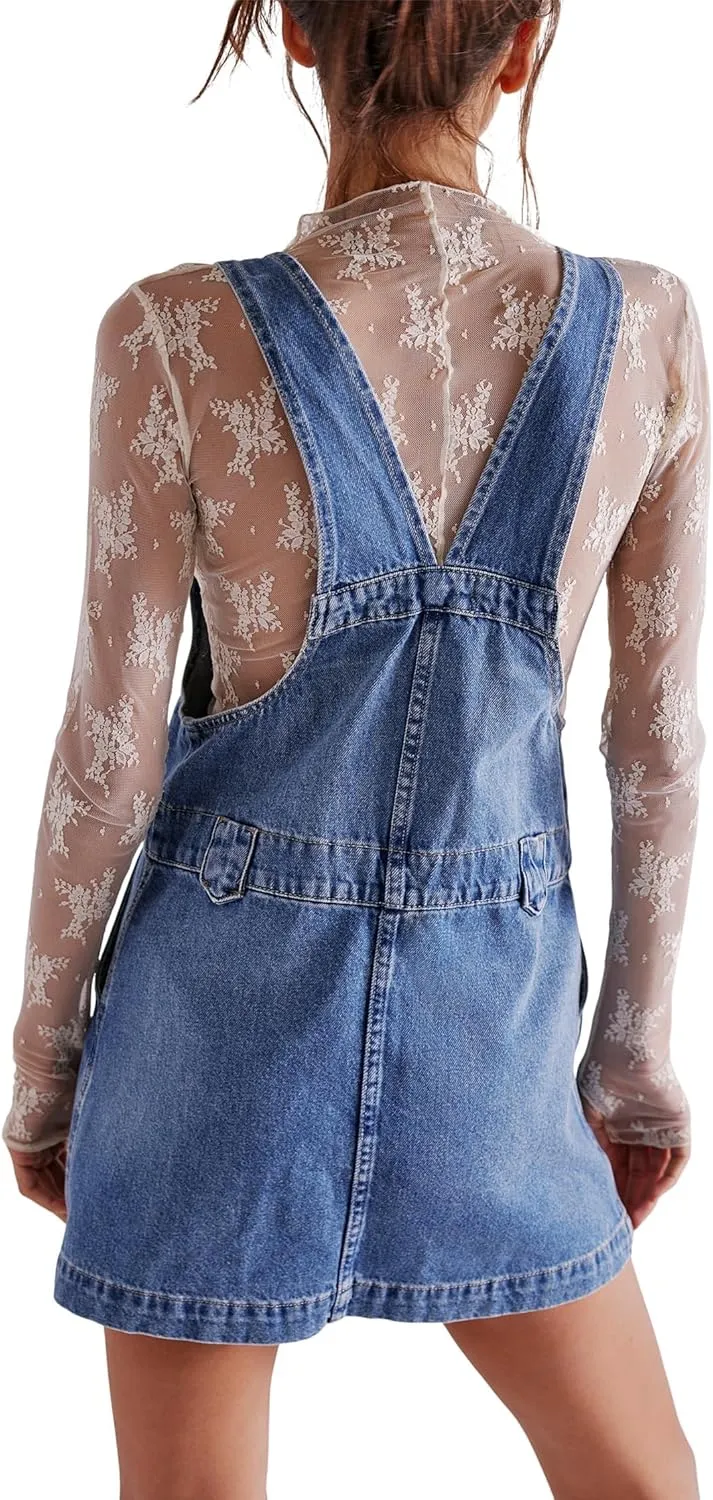 Free People Women's Edie Denim Skirtall