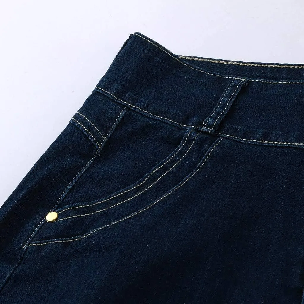 Front Skirts Washed Jean Casual Skirt Denim Long A-Line Women's Button Skirt Womens Skirt Chiffon