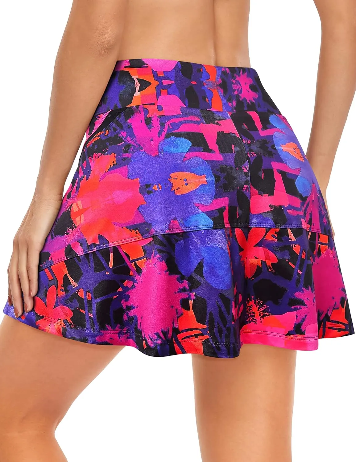 Fulbelle Tennis Skirts for Women with Pockets Inner Shorts Golf Athletic Skorts Running Sport Skirt