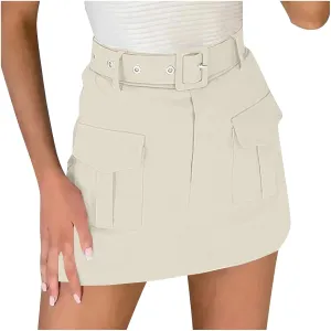 High Waisted Skirts for Women Trendy Casual Bodycon Work Skorts Casual Summer Pencil Skirts with Shorts 90s Outfits