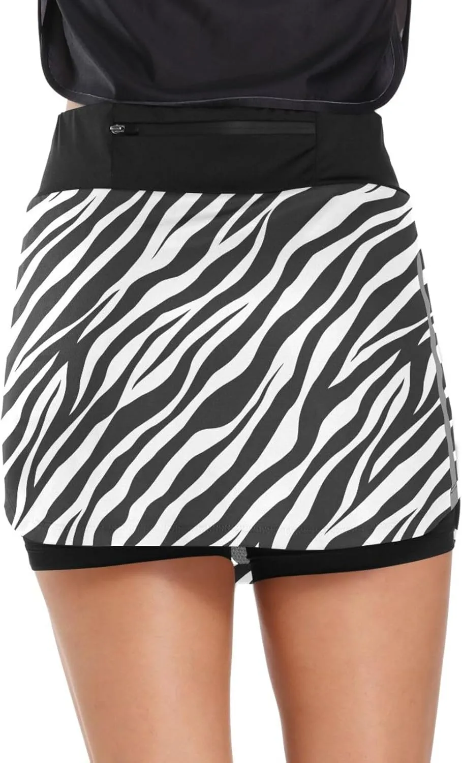 Laprad Womens Athletic Skort Tennis Skirts High Waisted Running Workout Shorts with Pockets