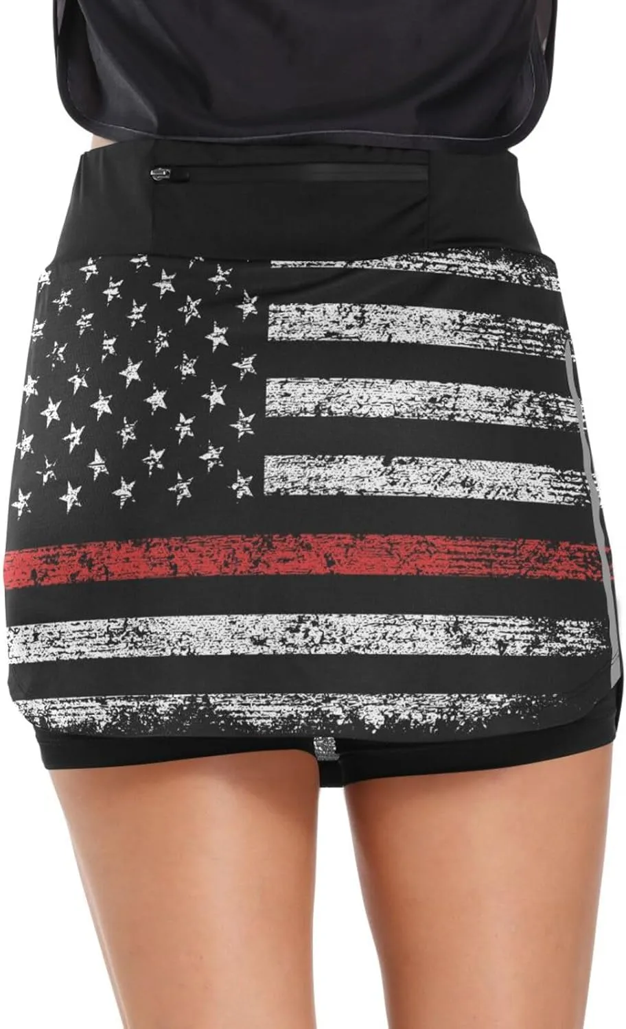 Laprad Womens Athletic Skort Tennis Skirts High Waisted Running Workout Shorts with Pockets