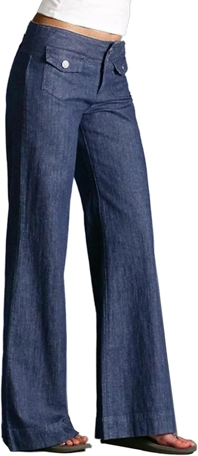 LCMTWX Womens Jeans Mid Waisted Waisted Pants Trousers Up Womens Casual Women's Jeans Casual Denim Pants Jeans for Women