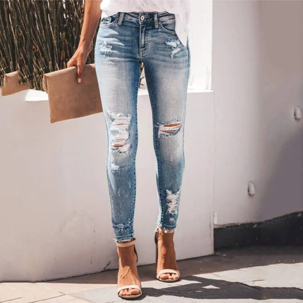 LCMTWX Womens Jeans Mid Waisted Waisted Pants Trousers Up Womens Casual Women's Jeans Casual Denim Pants Jeans for Women