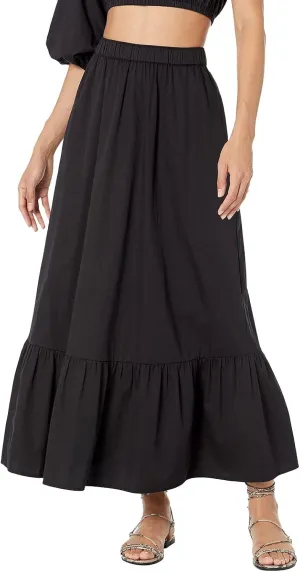 Maxi Skirts for Women Pleated Long Midi Skirt with Pockets Casual Summer High Waisted Flowy Trendy Boho A Line Skirts