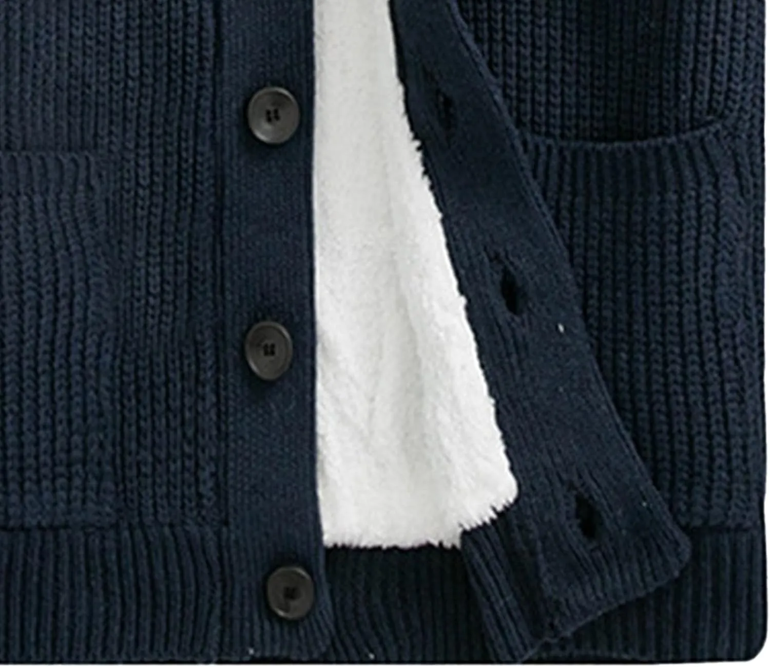 Men Simple Versatile Everyday Knit Cardigan Padded Lapel Knit Cardigan Personalized Fashion Casual Button Down Cardigan