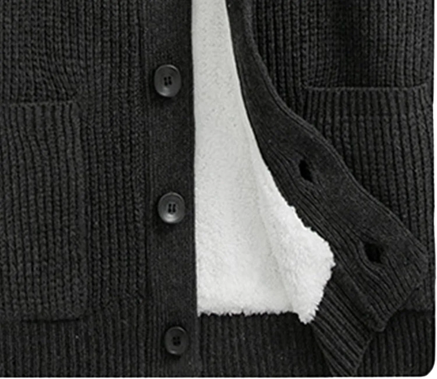 Men Simple Versatile Everyday Knit Cardigan Padded Lapel Knit Cardigan Personalized Fashion Casual Button Down Cardigan