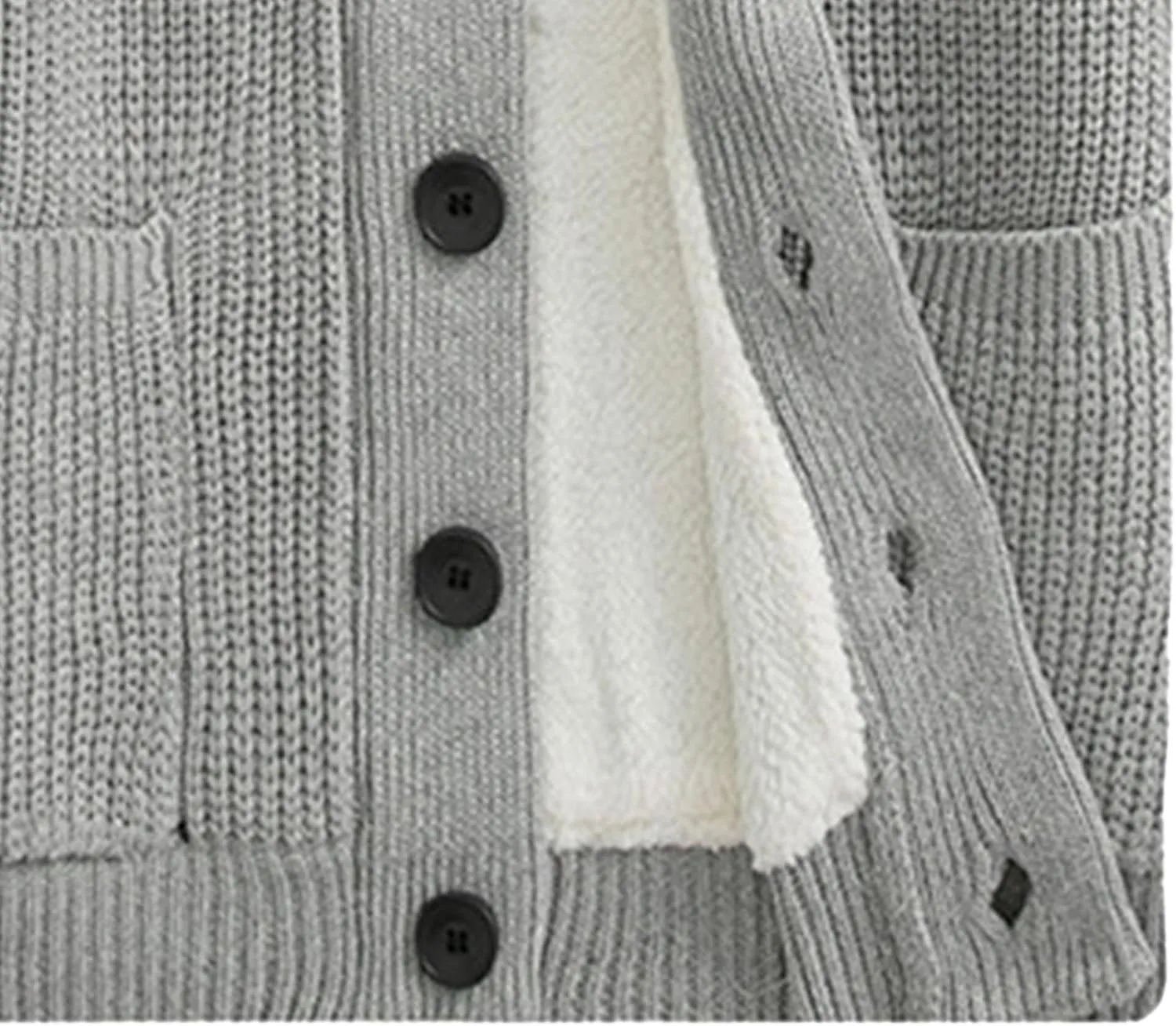 Men Simple Versatile Everyday Knit Cardigan Padded Lapel Knit Cardigan Personalized Fashion Casual Button Down Cardigan