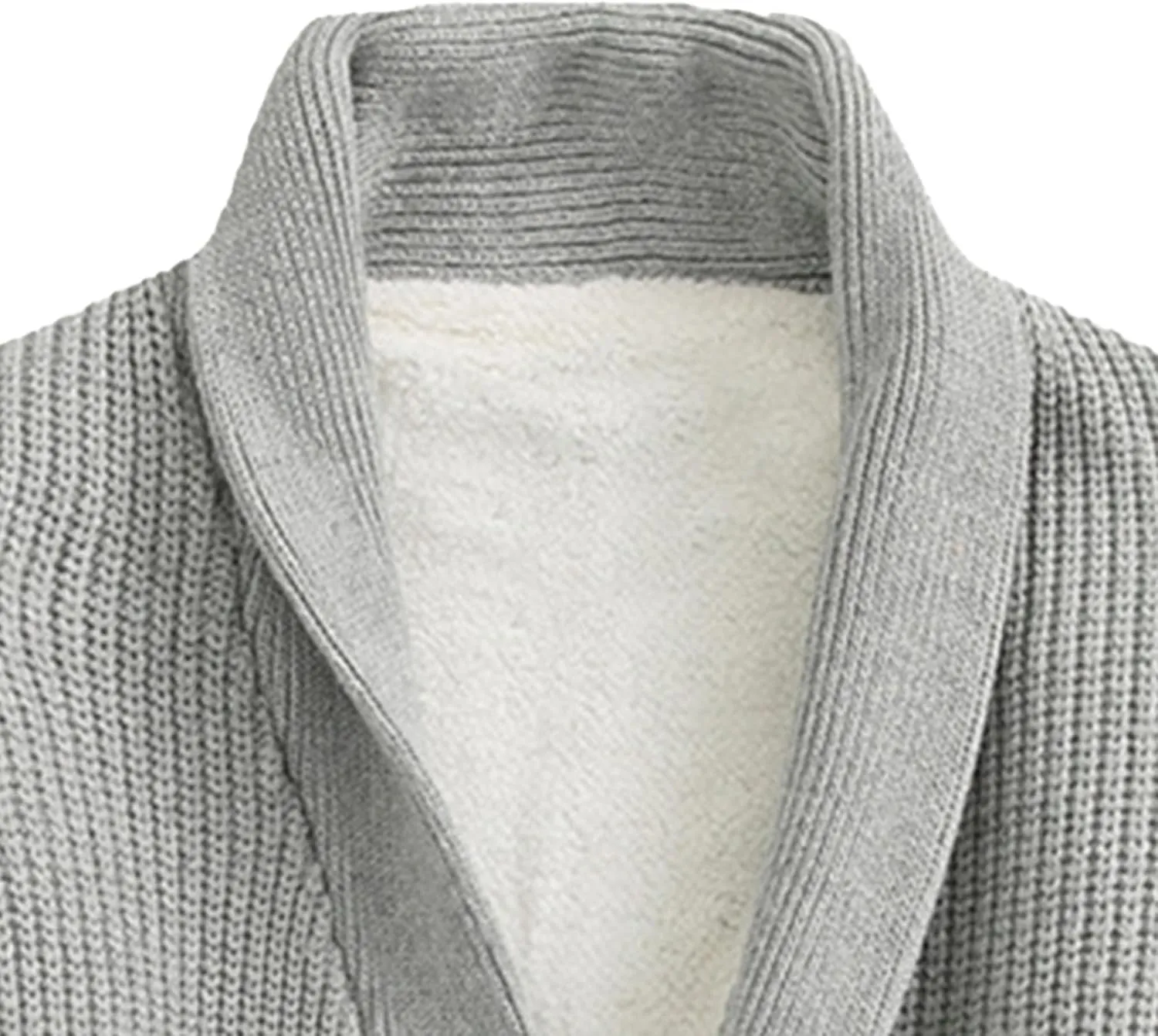Men Simple Versatile Everyday Knit Cardigan Padded Lapel Knit Cardigan Personalized Fashion Casual Button Down Cardigan