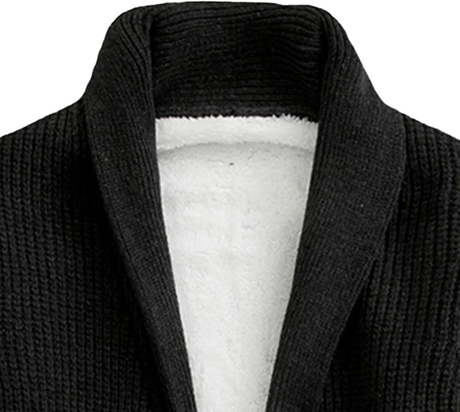 Men Simple Versatile Everyday Knit Cardigan Padded Lapel Knit Cardigan Personalized Fashion Casual Button Down Cardigan