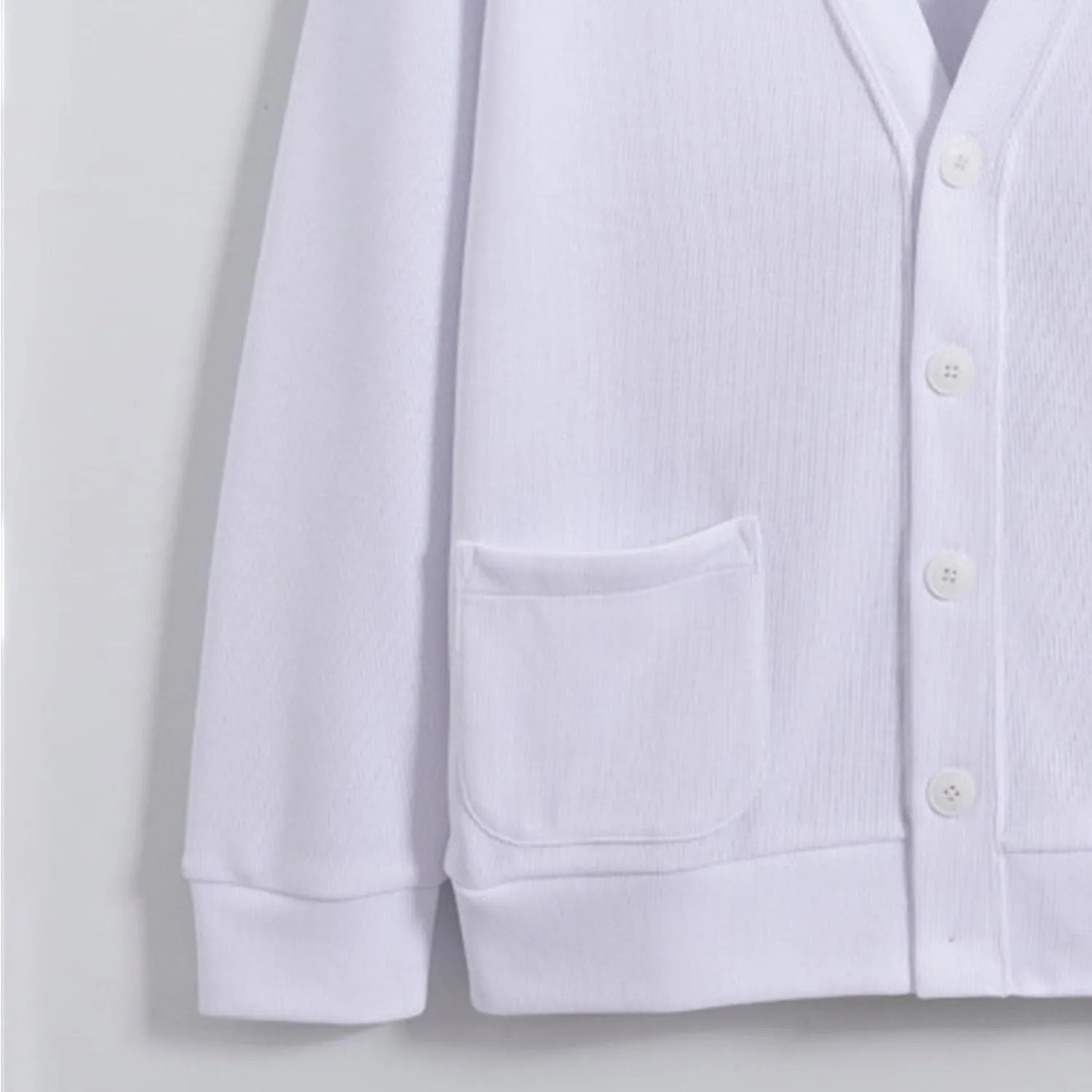Mens Cotton Knit Cardigan Sweater Long Sleeve V Neck Button Down Sweaters Casual Loose Knit Cardigan with Pockets