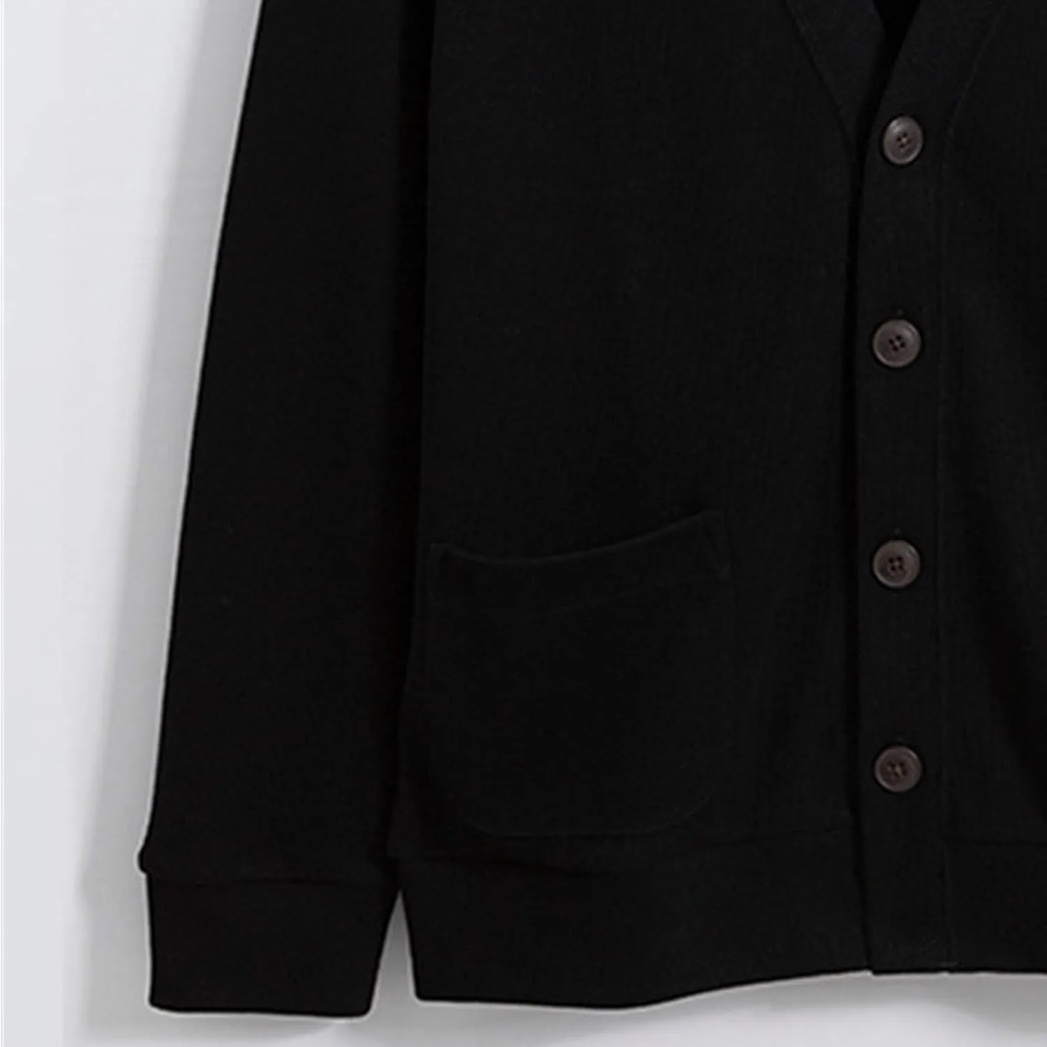 Mens Cotton Knit Cardigan Sweater Long Sleeve V Neck Button Down Sweaters Casual Loose Knit Cardigan with Pockets