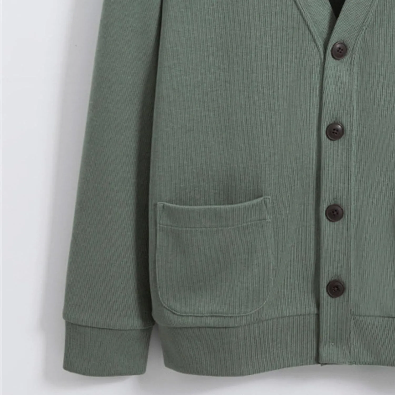 Mens Cotton Knit Cardigan Sweater Long Sleeve V Neck Button Down Sweaters Casual Loose Knit Cardigan with Pockets