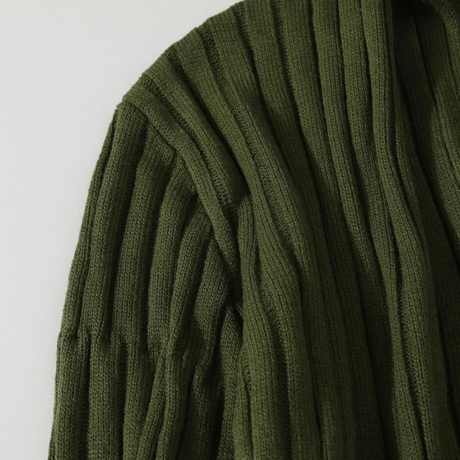 Men's Long Sleeve Cardigan Long Sleeve Shawl Button Down Cable Knit Coat Dinosaur Tail