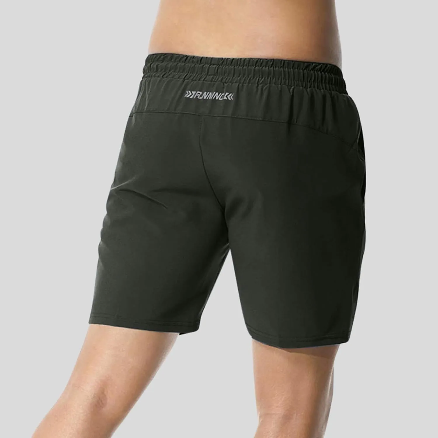 Men's Quick Dry Shorts Athletic Running Gym Workout Elastic Activewear Lightweight Basketball Hiking Outdoor Trunks