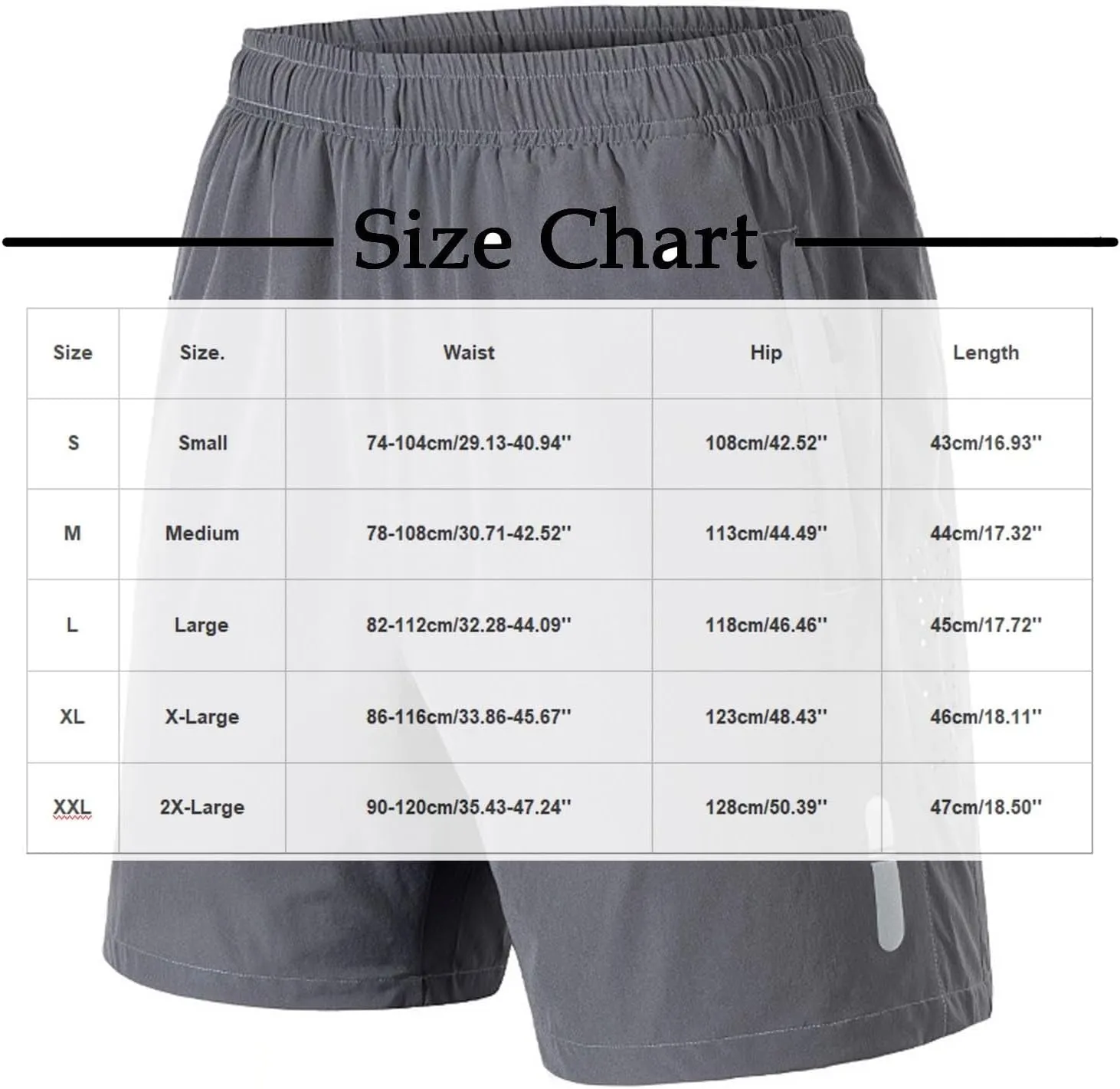 Men's Quick-Dry Workout Shorts Breathable Elastic Waist Athletic Short Pants with Zipper Pocket Gym Running Fitness