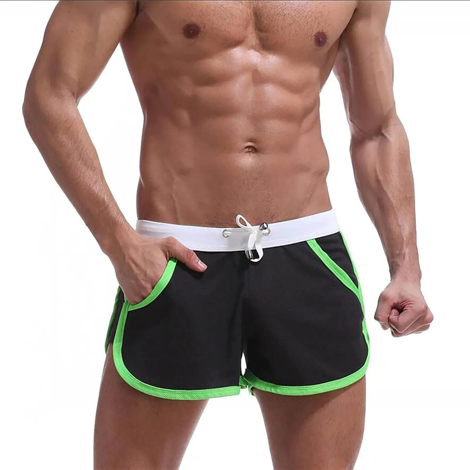 Men's Running Shorts 3 Inch Quick Dry Breathable with Pocket Adjustable Elastic Lace-Up Gym Gym Shorts Pack 2025