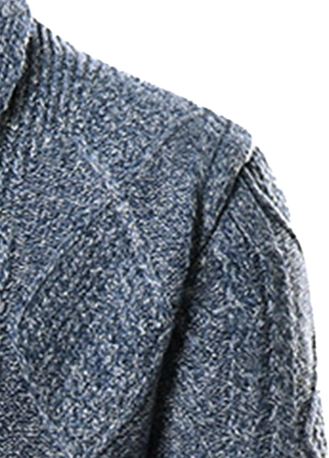 Men's Shawl Collar Cardigan Male Casual Long Sleeve Knit Coat Men Cable Slim Fit Button Down Sweater
